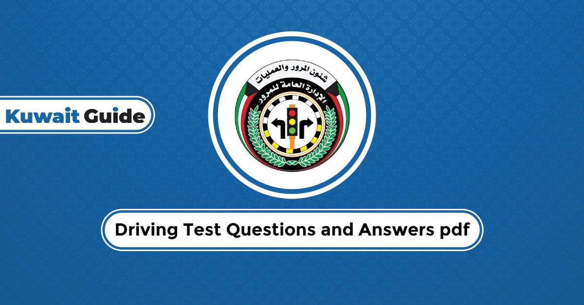 Kuwait Driving Test Questions and Answers pdf