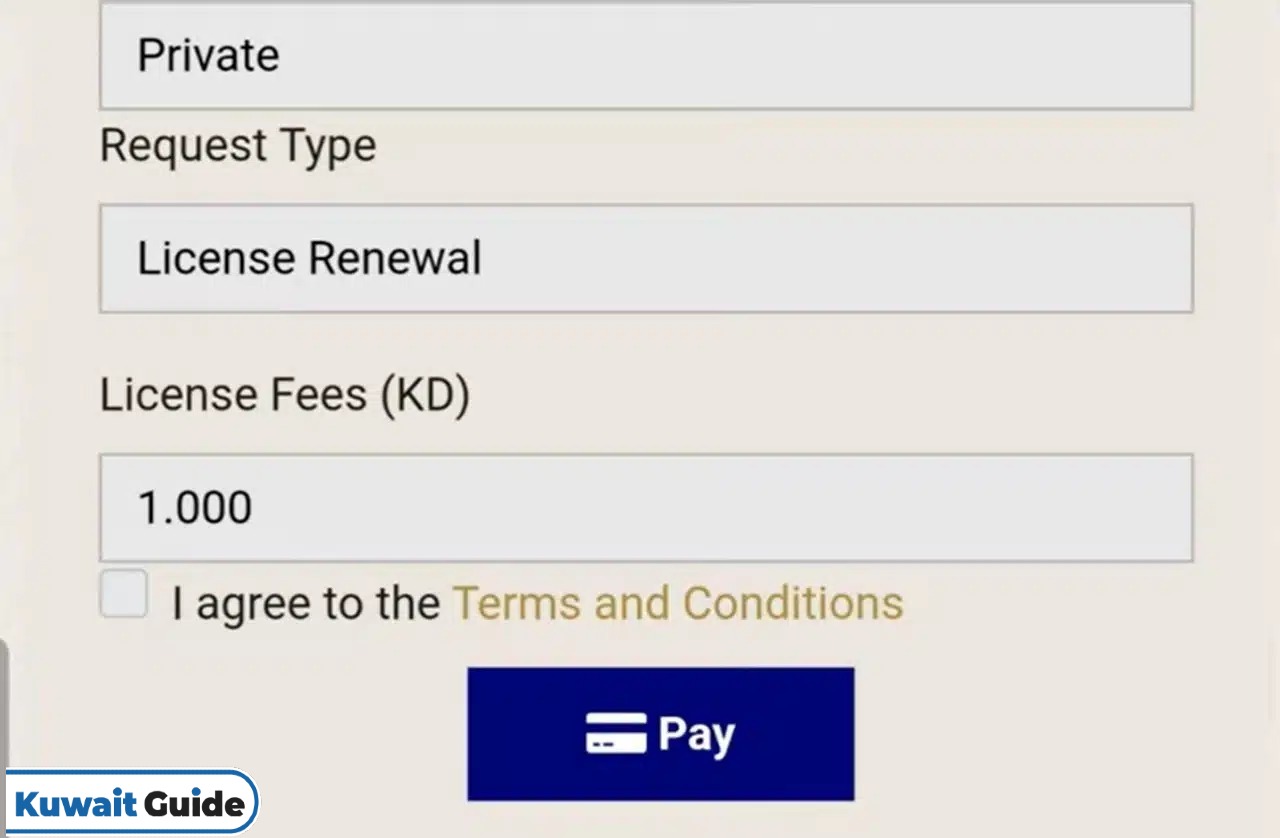 Kuwait Driving License Renewal