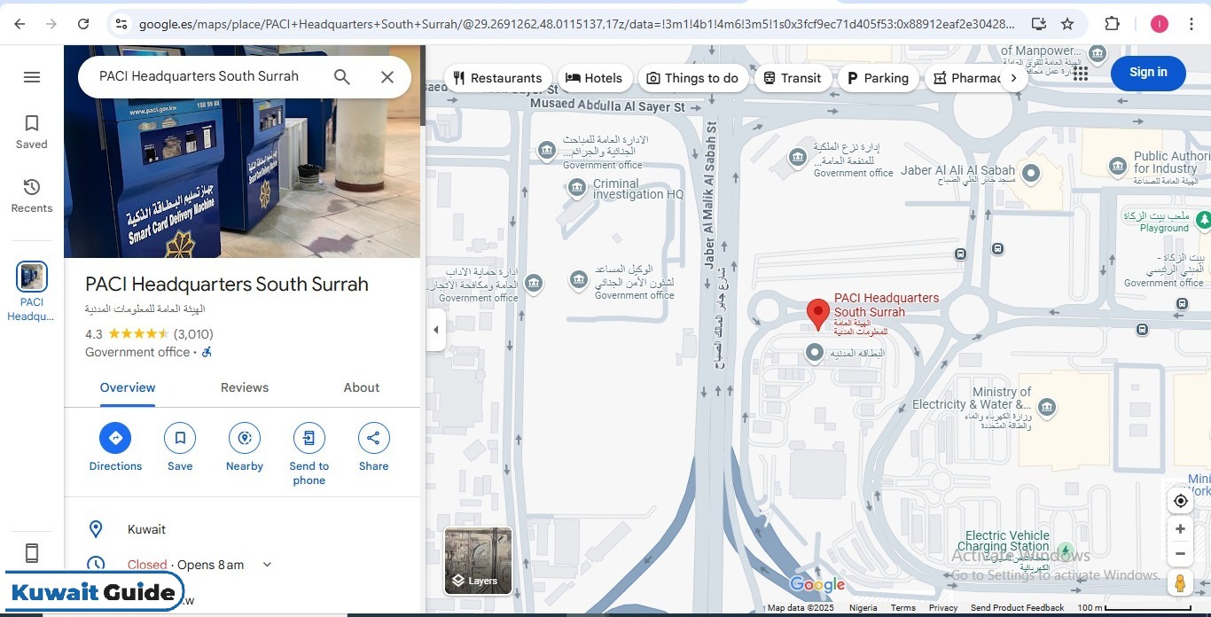 PACI Headquarters South Surrah