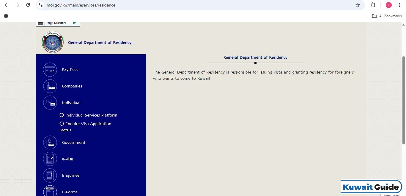 Residency Renewal Kuwait