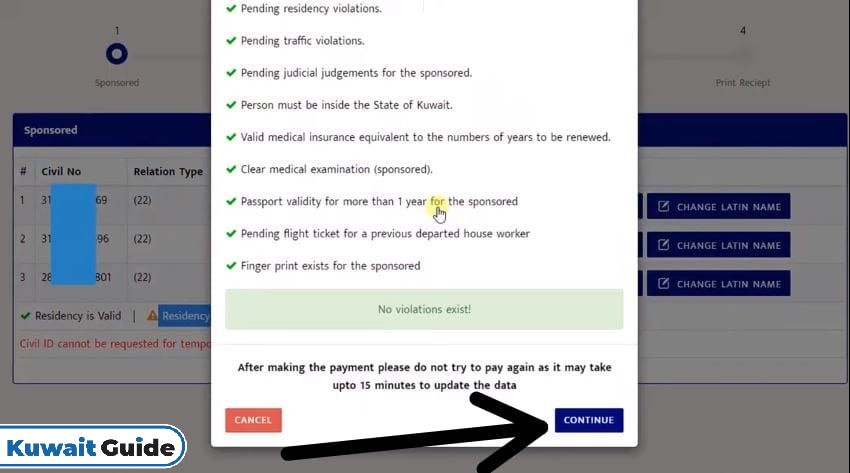 Residency Renewal Kuwait