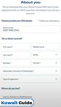Globe Sim Card Registration Online 2025