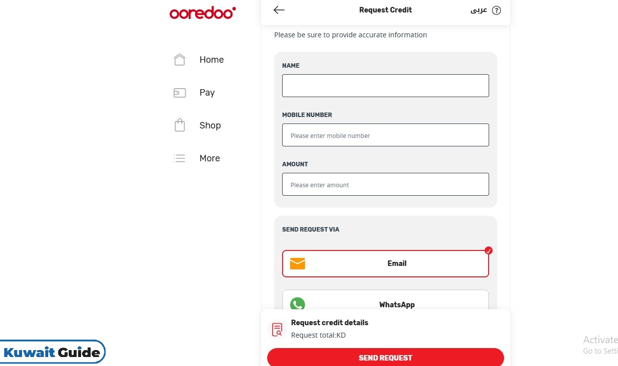 Ooredoo Quick Pay