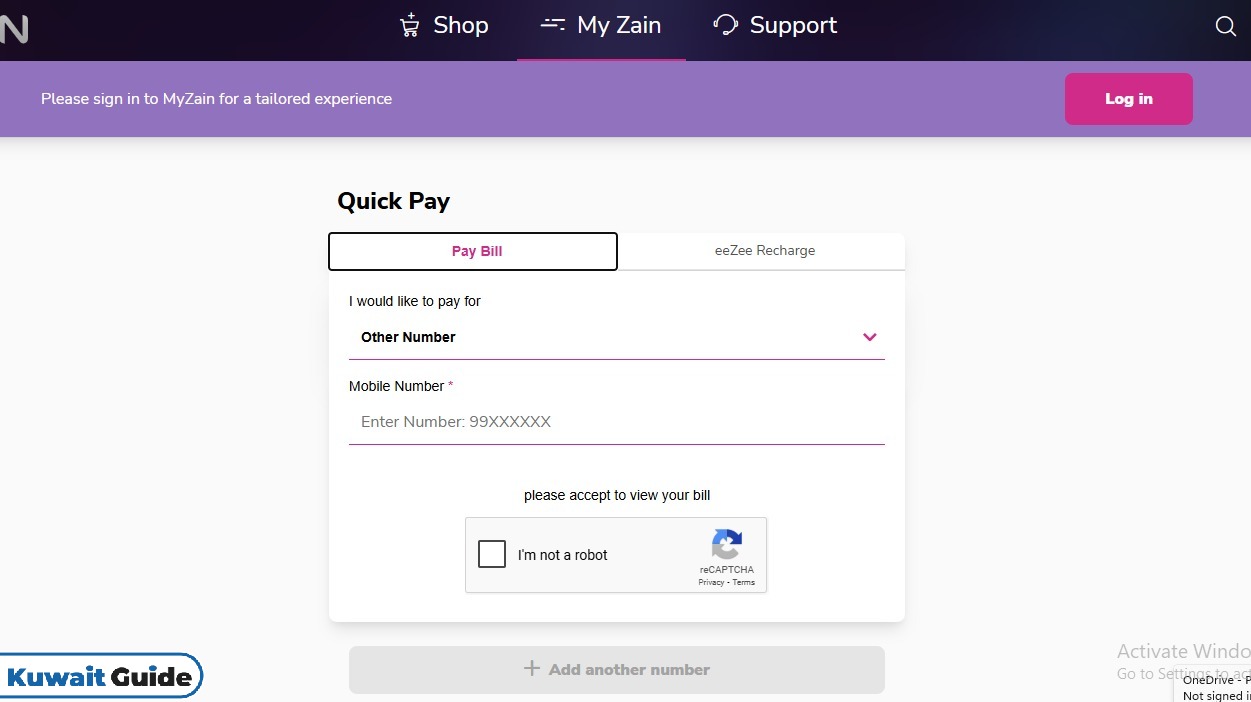 Zain Quick Pay